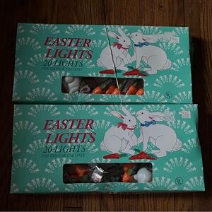 Vintage Easter Lights Bunny String Lights